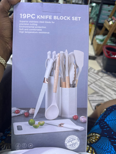 19pcd kinife block set