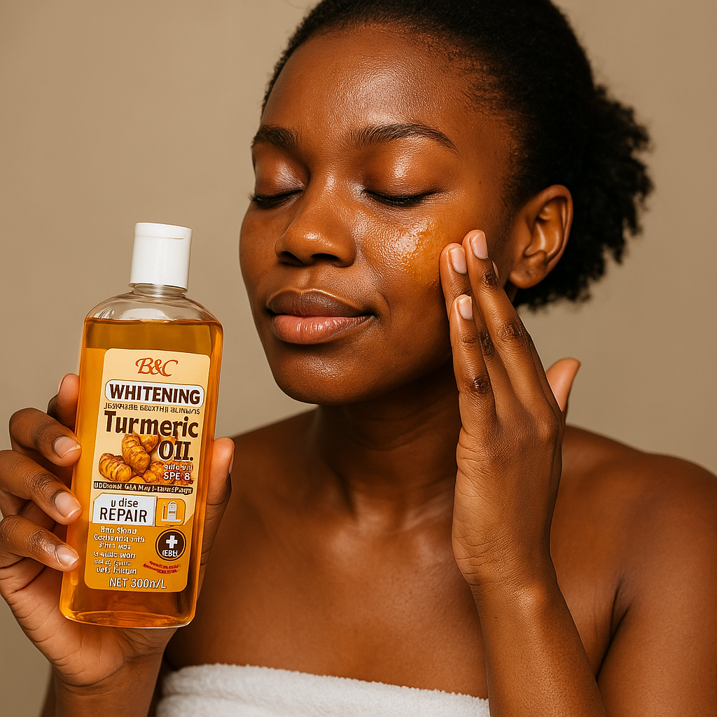 B&C Whitening Turmeric Oil super SPF50+ 300ml