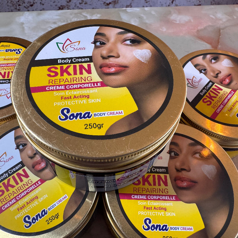 Sona Body Cream Skin Repairing 250gm sona ya zamani