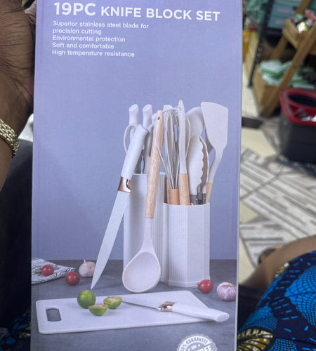 19pcd kinife block set
