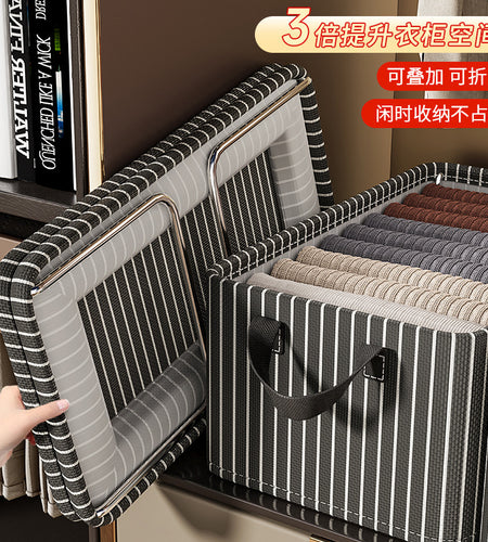 Storage bags organizer for clothes