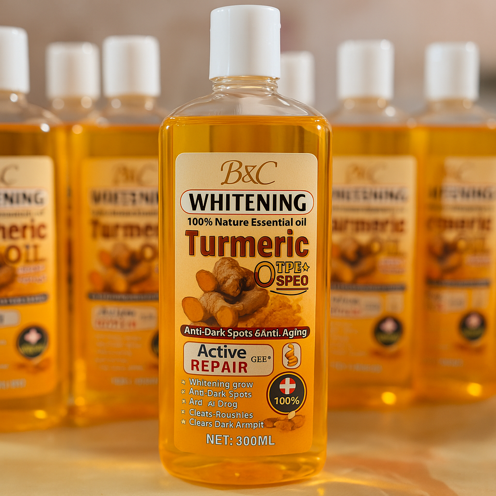 B&C Whitening Turmeric Oil super SPF50+ 300ml