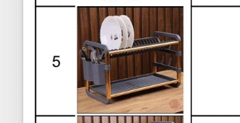 Rack layer moja vyombo mpya