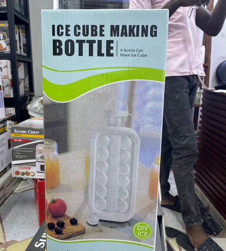 Ice cube making bottle