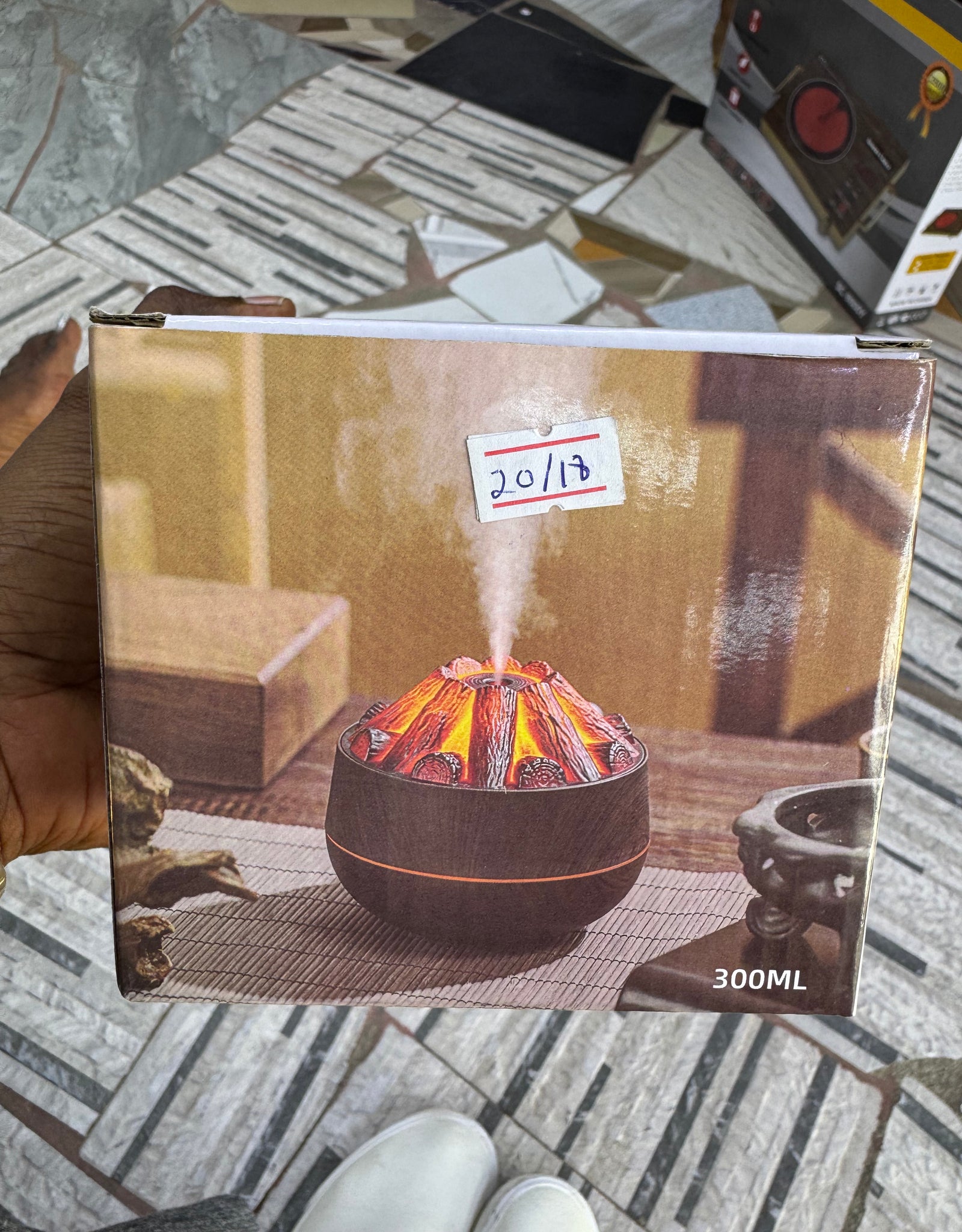 Charcoal fire humidifier