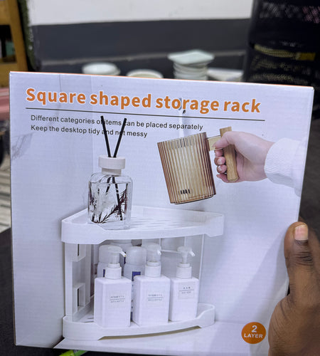 Squire shaped storage rack
