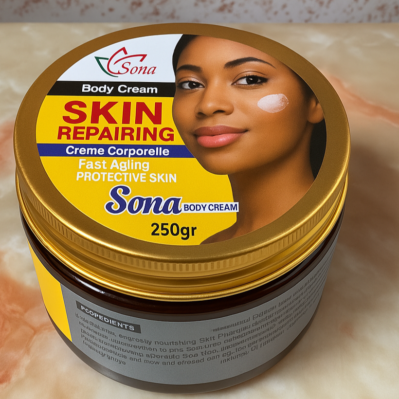 Sona Body Cream Skin Repairing 250gm sona ya zamani