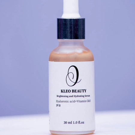 Kleo beauty brightening and hydraying serum hyalurolic acid + vitamin C & E