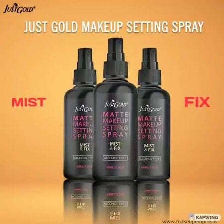 Just Gold Matte Makeup setting spray